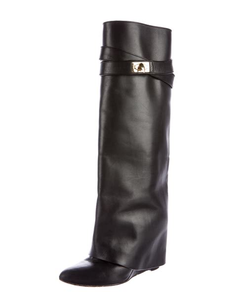 prix boots givenchy|givenchy fold over boots.